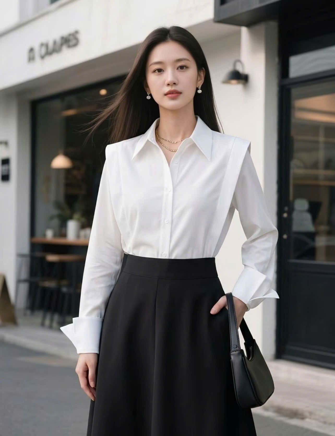 Áo -Sơ -Mi -Nữ -Thiết -Kế -Phong -Cách- Hàn -Quốc